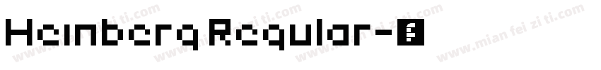 Heinberg Regular字体转换